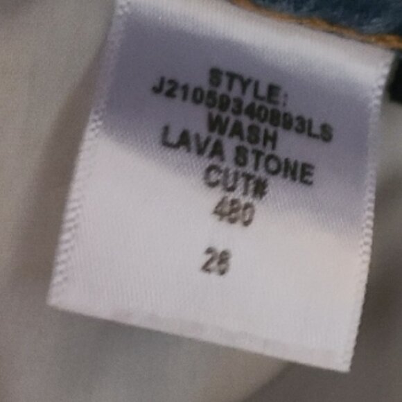 VERONICA BEARD CHARLIE BARREL LEG HIGH RISE JEANS CROPPED PATCHWORK DENIM sz 28 - Picture 9 of 9